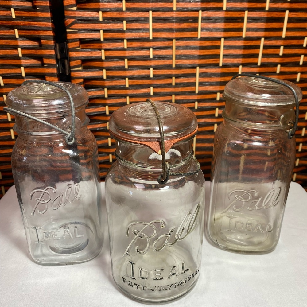 Ball Ideal Clear Glass Jars Set